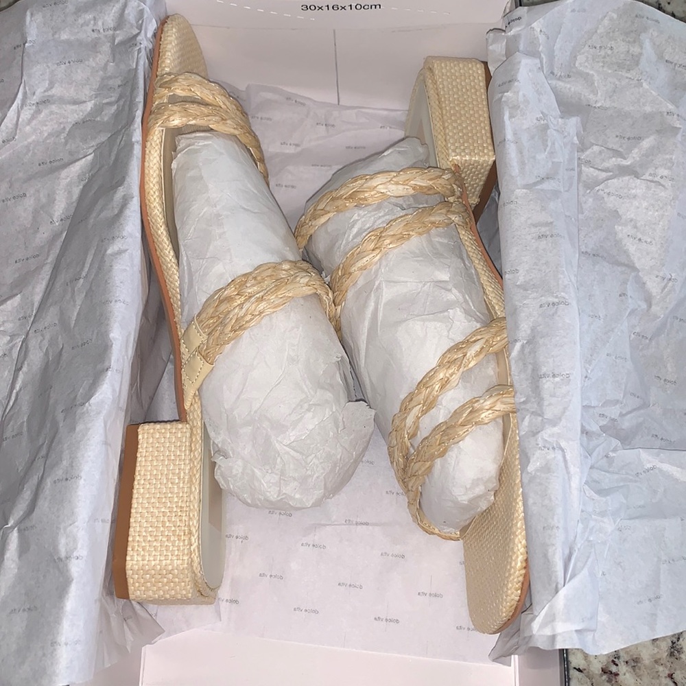 Dolce Vita - NWBox Haize Raffia 8.5, Brand New